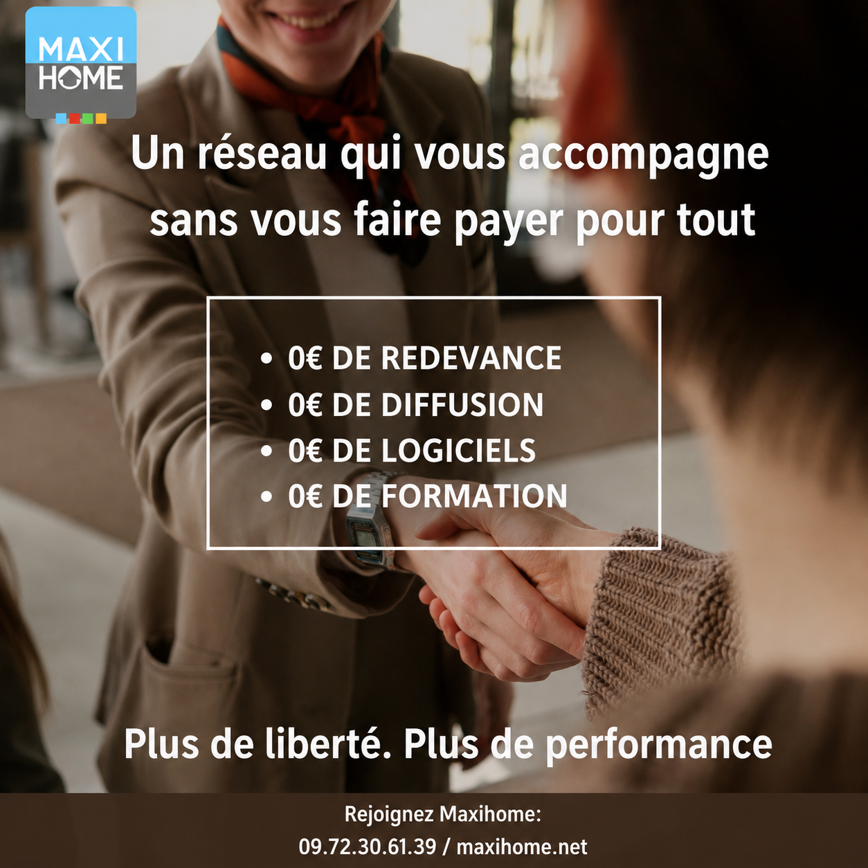 Maxihome : un réseau immobilier pensé pour votre réussite