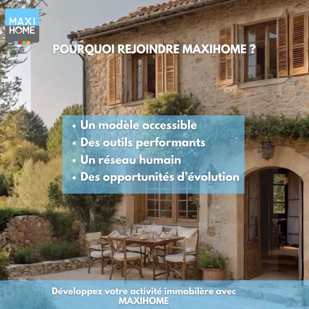 Pourquoi les mandataires rejoignent Maxihome ?